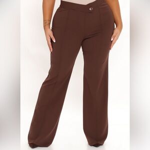 Elegant Brown Women's Pants